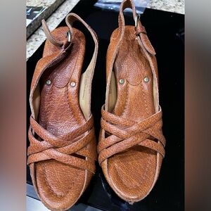 Frye Leather Sable Reese Multi Sling Heel 8